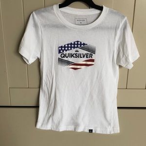 Quicksilver patriotic T-shirt.